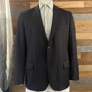Emilio Yuste Men's Jacket  100% Wool Size 43 L